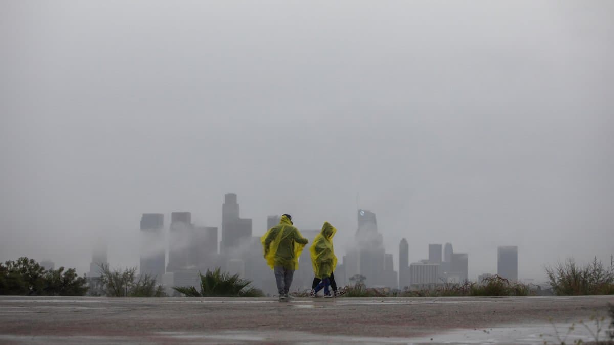 Lluvias en California-Imagen de Archivo