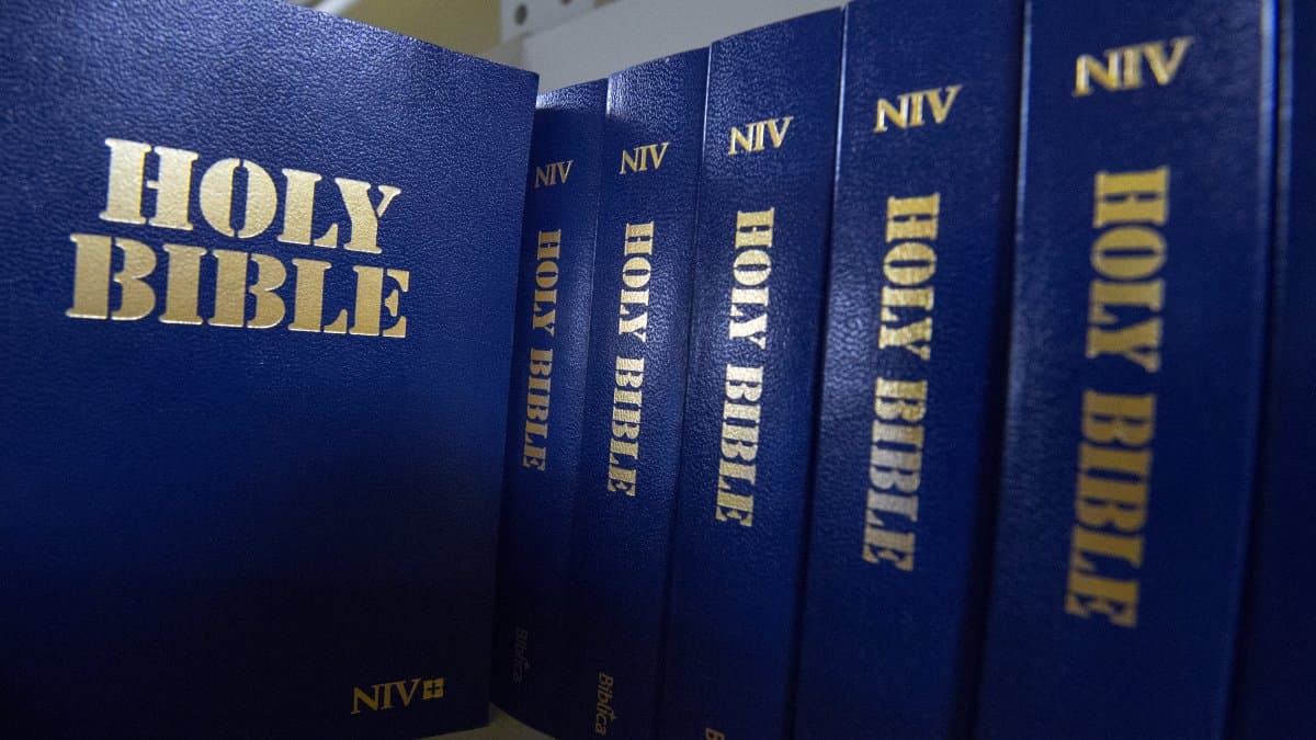 Biblias-Imagen de archivo