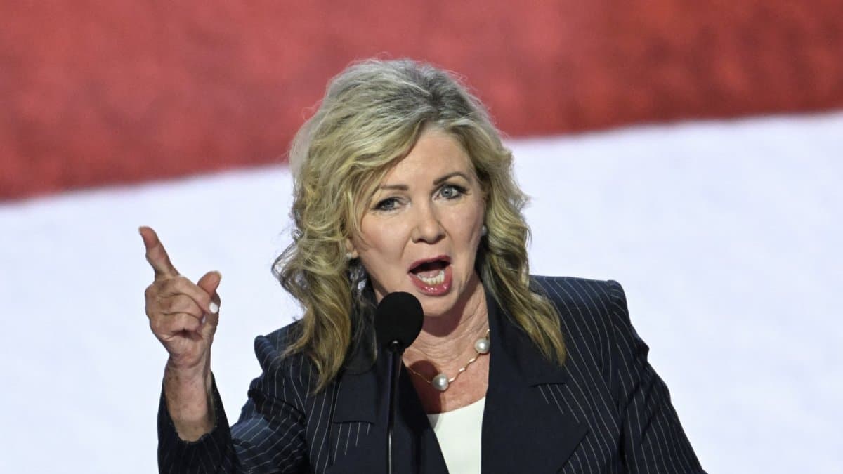 La senadora Marsha Blackburn, republicana de Tennessee, en una imagen de archivo