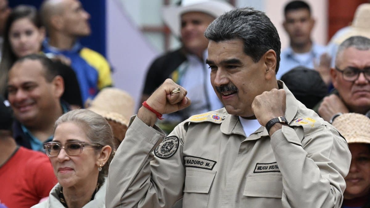 Nicolás Maduro y Cilia Flores.
