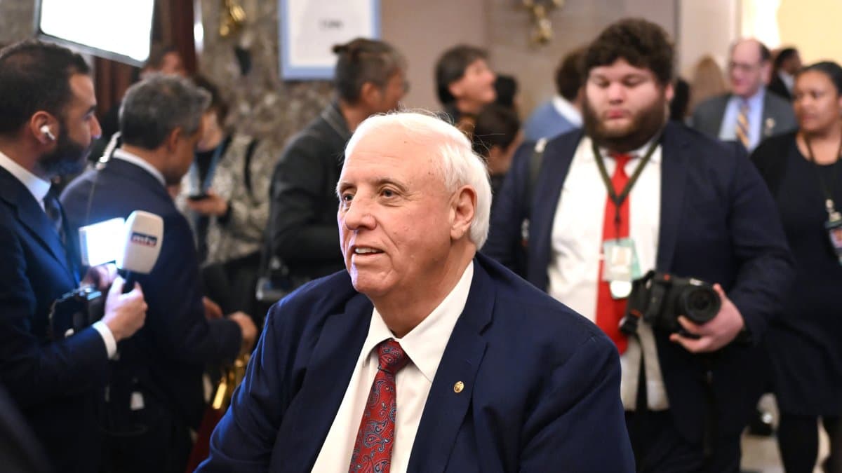Jim Justice en Capitol Hill/ Alex WROBLEWSKI
