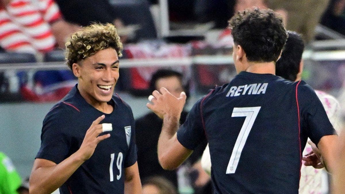 Futbolistas de la USMNT celebran un gol durante esta ventana de encuentros