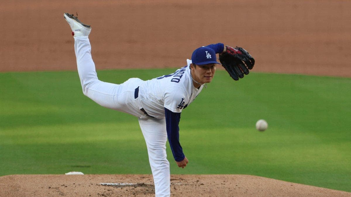Yoshinobu Yamamoto, pitcher estelar de los Dodgers.
