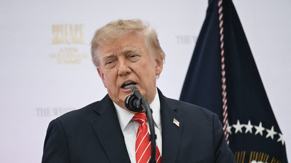 El presidente Donald Trump, este 8 de octubre.