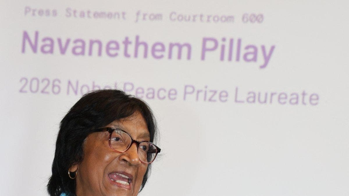La abogada sudafricana Navi Pillay
