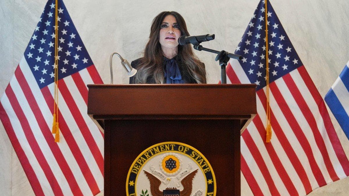 La embajadora de Estados Unidos en Grecia, Kimberly Guilfoyle, en una imagen de archivo