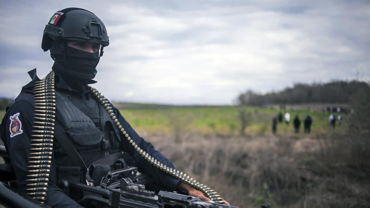 Un policía en México