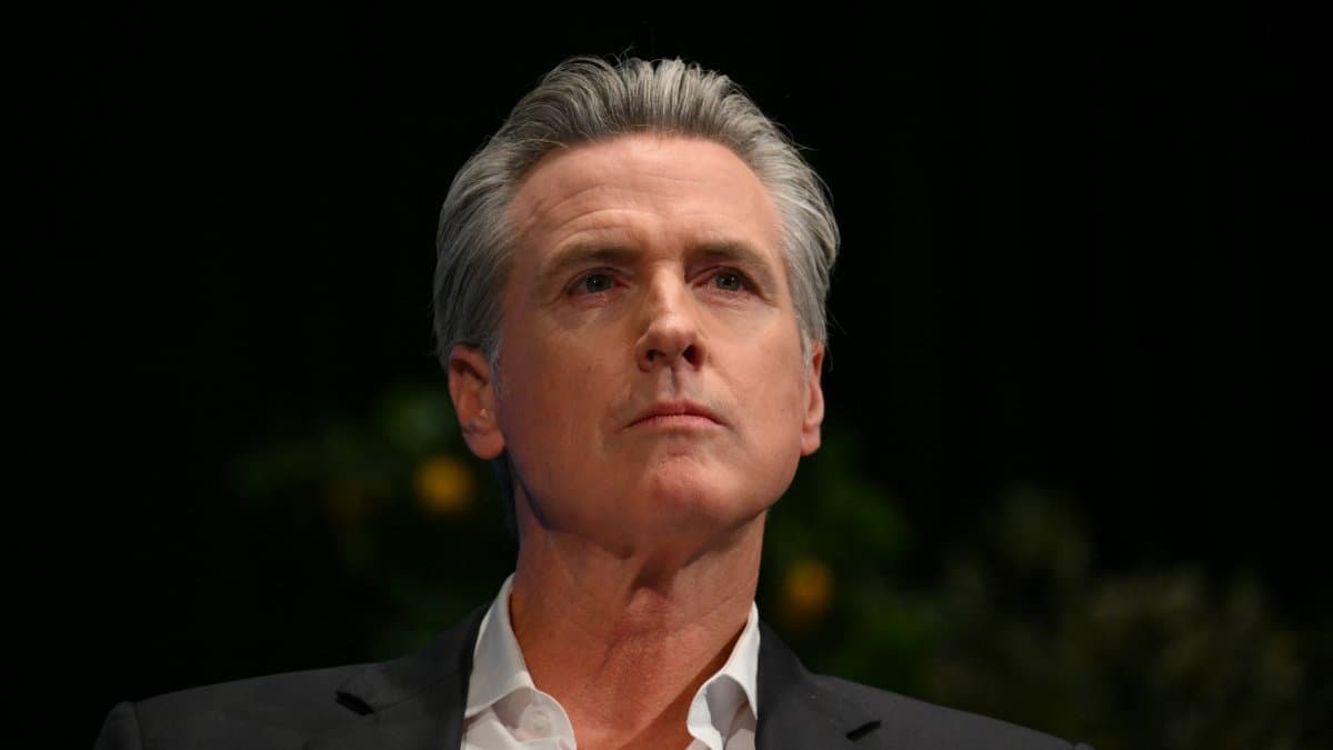 Gavin Newsom en Long Beach, California/ Patrick T. Fallon
