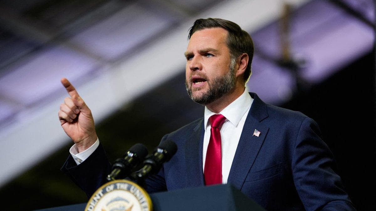 El vicepresidente JD Vance, durante una comparecencia de prensa. Octubre de 2026