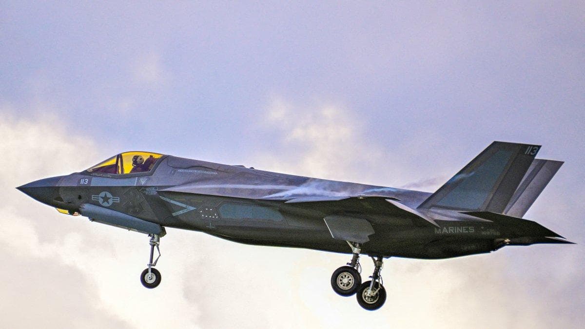 Un avión Lockheed Martin F-35B del Ejército. Imagen de archivo