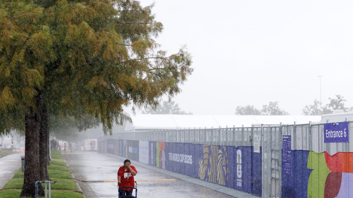 Lluvias en Texas-Imagen de Archivo