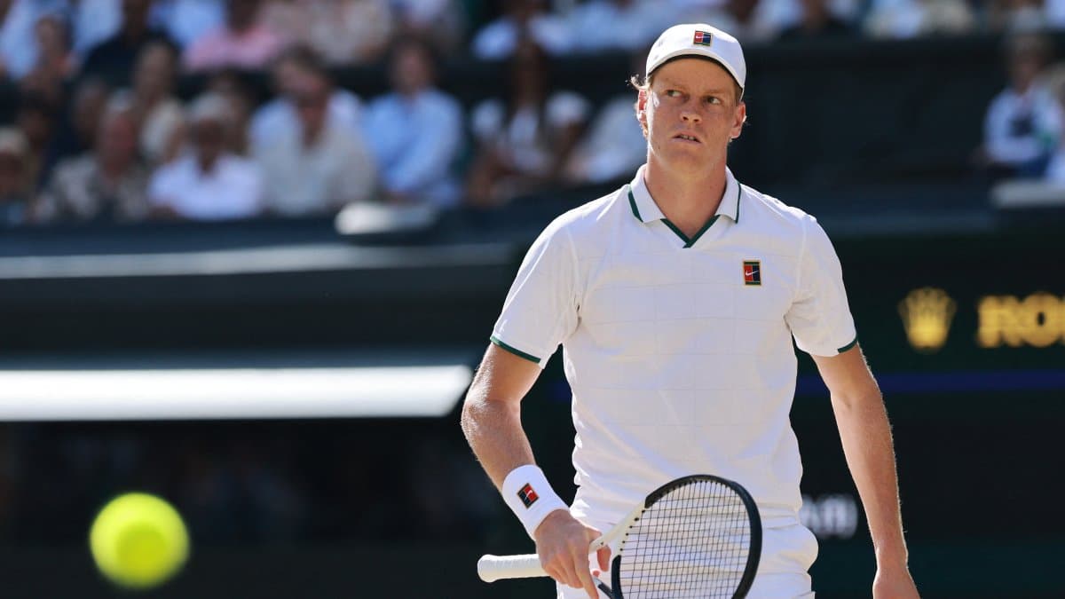 Jannik Sinner, durante la final de Wimbledon 2026